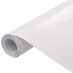 vidaXL Car Film Matt 4D Water-Resistant Film Sticker Sheet Protection Film - white, 100 x 150 cm + 50 x 150 cm/ 2 pcs