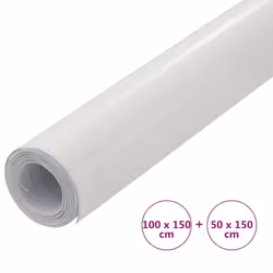 vidaXL Car Film Matt 4D Water-Resistant Film Sticker Sheet Protection Film - white, 100 x 150 cm + 50 x 150 cm/ 2 pcs - Additional view 5
