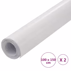 vidaXL Car Film Matt 4D Water-Resistant Film Sticker Sheet Protection Film - white, 100 x 150 cm/ 2 pcs - Additional view 5