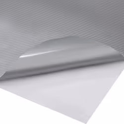vidaXL Car Film Matt 4D Water-Resistant Film Sticker Sheet Protection Film - silver, 100 x 150 cm + 50 x 150 cm/ 2 pcs - Additional view 4