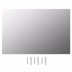 vidaXL Wall Mirror with LED Lights Rectangular Glass Home Wall-Mounted Mirror - Additional view 7