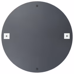 vidaXL Wall Mirror with LED Lights Round Glass Wall-Mounted Makeup Mirror - Additional view 6