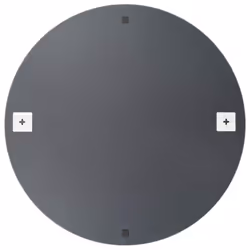 vidaXL Wall Mirror with LED Lights Round Glass Wall-Mounted Makeup Mirror - Additional view 4