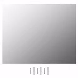 vidaXL Wall Frameless Mirror with LED Lights Rectangular Glass Makeup Mirror - Additional view 7