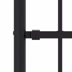 vidaXL Garden Fence with Spear Top Black Powder-coated Steel Fence Multi Sizes - 165 cm - Additional view 4