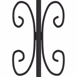 vidaXL Garden Fence with Spear Top Black Powder-coated Steel Fence Multi Sizes - 240 x 190 cm - Additional view 4