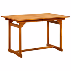 vidaXL Solid Wood Acacia Garden Dining Set 7 Piece Dinner Table and Chair - Additional view 5