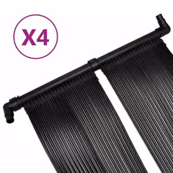 vidaXL 4x Solar Pool Heater Panel Swimming Pool Heating Mats Garden Outdoor