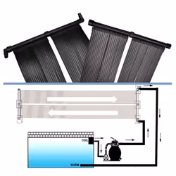 vidaXL 6x Solar Pool Heater Panel Swimming Pool Heating Mats Garden Outdoor - Additional view 4