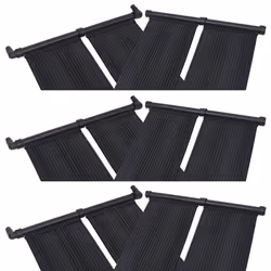 vidaXL 6x Solar Pool Heater Panel Swimming Pool Heating Mats Garden Outdoor