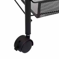 vidaXL 5-Tier Kitchen Trolley Iron Home Serving Cart Multi Colours Multi Sizes - black - Additional view 5