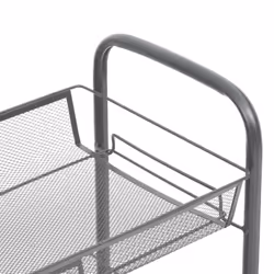vidaXL 5-Tier Kitchen Trolley Iron Home Serving Cart Multi Colours Multi Sizes - grey - Additional view 4