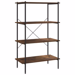 VidaXL 336345, Black, Steel, Wood, 800 mm, 400 mm, 1300 mm