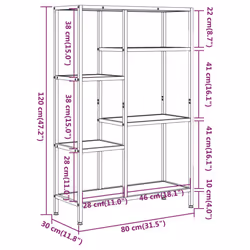 VidaXL 336357 living room bookcase - Additional view 5