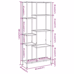 VidaXL 336359 living room bookcase - Additional view 5