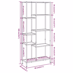 VidaXL 336360 living room bookcase - Additional view 5