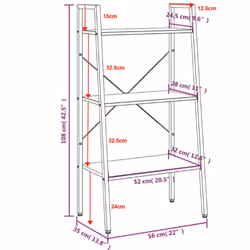 VidaXL 336361 living room bookcase - Additional view 8