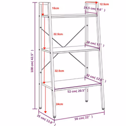 VidaXL 336362 living room bookcase - Additional view 8