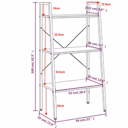 VidaXL 336365 living room bookcase - Additional view 8