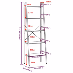 VidaXL 336368 living room bookcase - Additional view 8