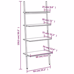 VidaXL 336373 living room bookcase - Additional view 8