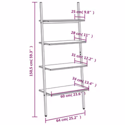 VidaXL 336375 living room bookcase - Additional view 8