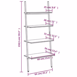 VidaXL 336378 living room bookcase - Additional view 8