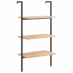 VidaXL 336379, Black, Brown, Steel, Wood, 10 kg, 40 kg, 640 mm