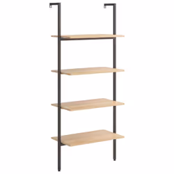 VidaXL 336382, Black, Brown, Steel, Wood, 10 kg, 40 kg, 640 mm