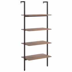 VidaXL 336383, Black, Brown, Steel, Wood, 10 kg, 40 kg, 640 mm