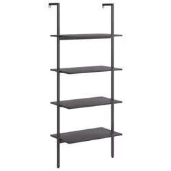 VidaXL 336384, Black, Steel, Wood, 10 kg, 40 kg, 640 mm