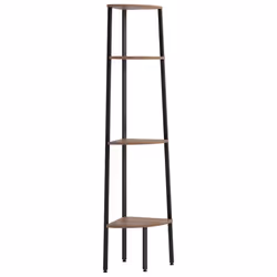 VidaXL 336392, Black, Brown, Steel, Wood, 10 kg, 40 kg, 455 mm