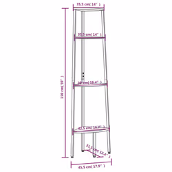 VidaXL 336392 living room bookcase - Additional view 8