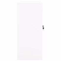 vidaXL Office Cabinet White Steel Home Filing File Storage Cabinet Lockers