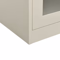 vidaXL Office Cabinet Light Grey Steel Home Filing File Storage Cabinet Locker - Additional view 6