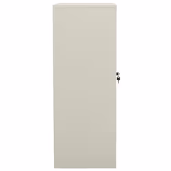 vidaXL Office Cabinet Light Grey Steel Home Filing File Storage Cabinet Locker