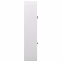 vidaXL Office Cabinet Light Grey Steel Locker Filing File Side Storage Cabinet