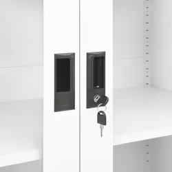 vidaXL Office Cabinet White Steel Home Filing File Storage Cabinet Lockers - Additional view 5