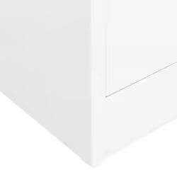 vidaXL Office Cabinet White Steel Home Filing File Storage Cabinet Lockers - Additional view 6