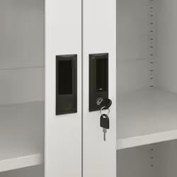 vidaXL Office Cabinet Light Grey Steel Home Filing File Storage Cabinet Locker - Additional view 6