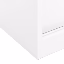 vidaXL Office Cabinet with Sliding Door White Steel File Side Storage Cabinet - Additional view 6