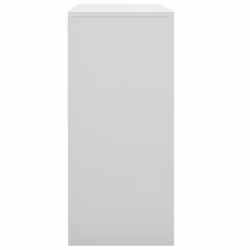vidaXL Office Cabinet with Sliding Door Light Grey Steel Side Storage Cabinet - Additional view 4