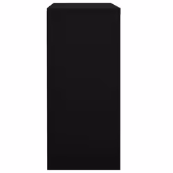 vidaXL Office Cabinet with Sliding Door Black Steel File Side Storage Cabinet - Additional view 4