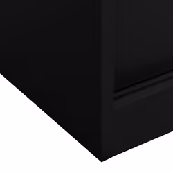 vidaXL Office Cabinet with Sliding Door Black Steel File Side Storage Cabinet - Additional view 6