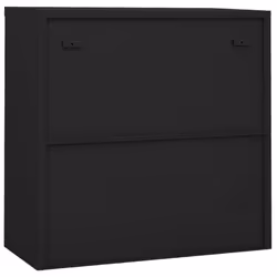 vidaXL Office Cabinet with Sliding Door Anthracite Steel Side Storage Cabinet - Additional view 5