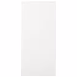 vidaXL Sliding Door Cabinet White Steel Office Side Filing Storage Cabinet - Additional view 4