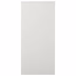 vidaXL Sliding Door Cabinet Light Grey Steel Office Side File Storage Cabinet - Additional view 4
