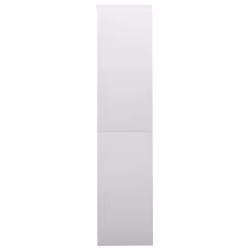 vidaXL Office Cabinet with Sliding Door Light Grey Steel Filing Side Cabinet - Additional view 5