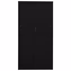 vidaXL Office Cabinet with Sliding Door Black Steel Filing Storage Cabinet - Additional view 4