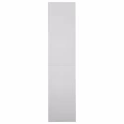 vidaXL Office Cabinet with Sliding Door Light Grey Steel File Storage Cabinet